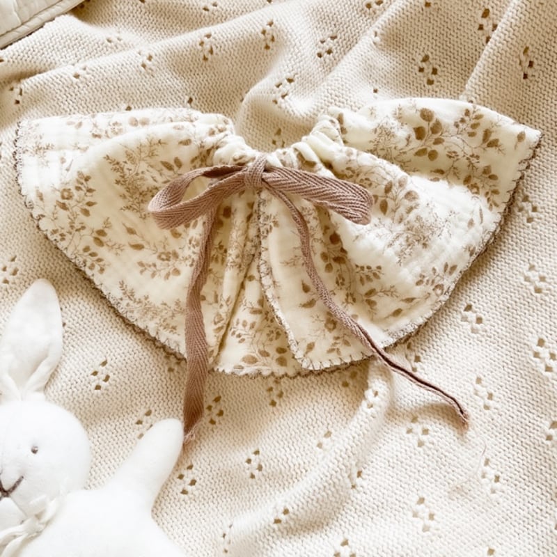 送料無料！小花のベストスタイ&お好みリボン Baby&Kids】クラシカル