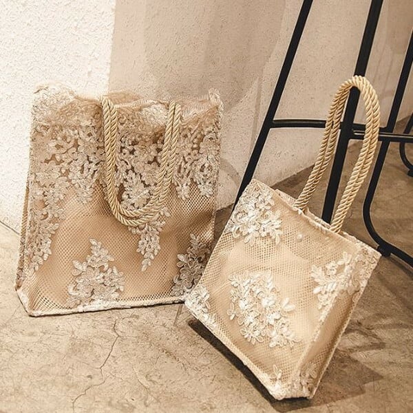 ヴィンテージレーストートバッグ | merrylatte