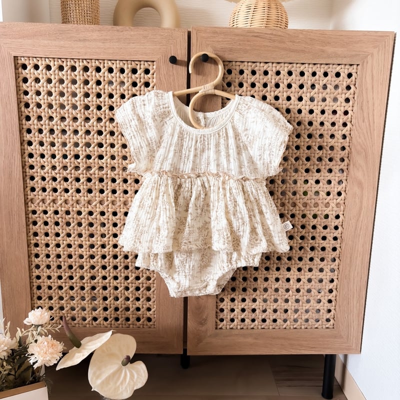sonanddaughter  ロンパース　2y SHIPS KIDS:70～80cm / オーガニック コットン ボーダー
