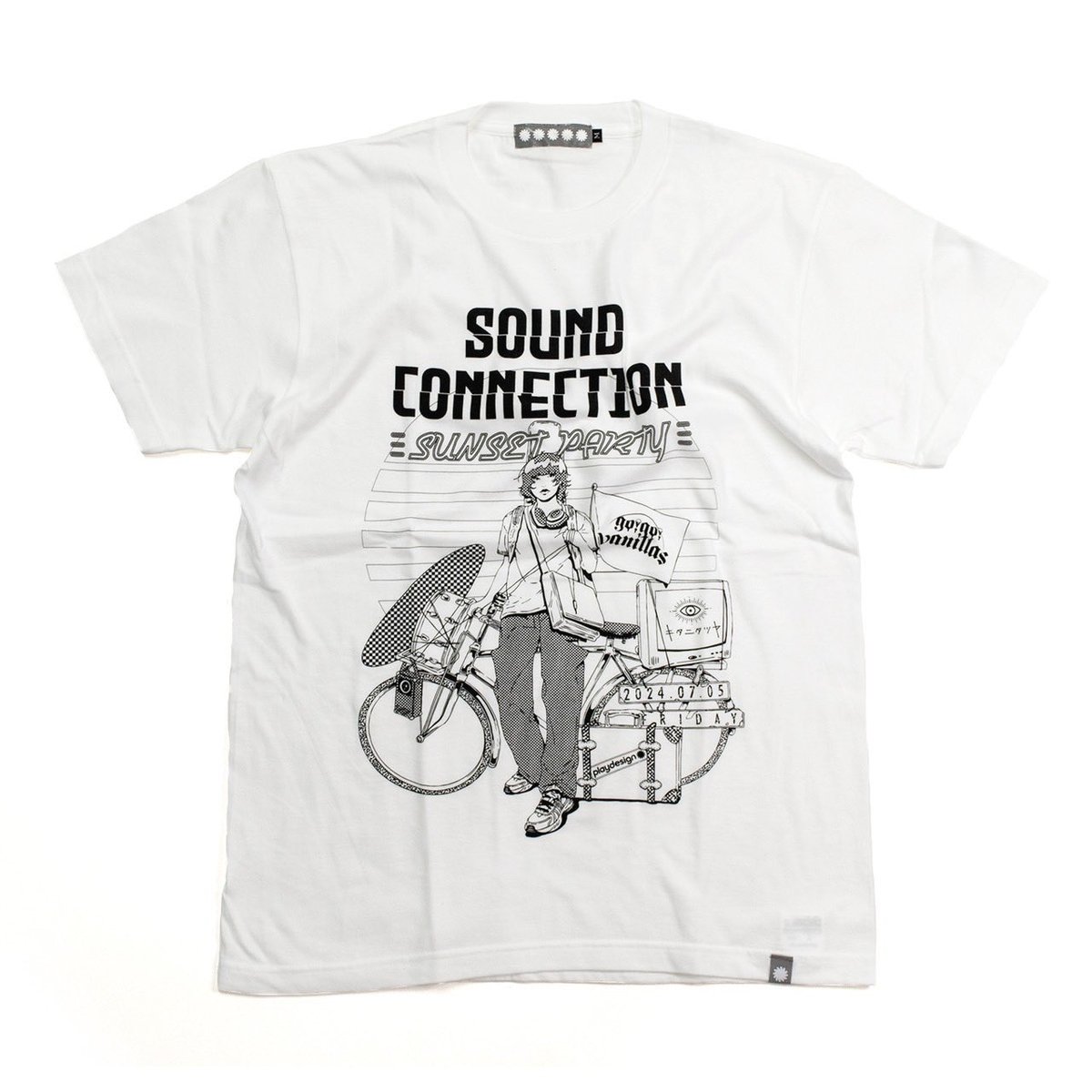 SOUND CONNECTION / SUNSET PARTY Tシャツ キタニタツヤ×go! SOUND CONNECTION / SUNSET PARTY Tシャツ キタニタツヤ×go!