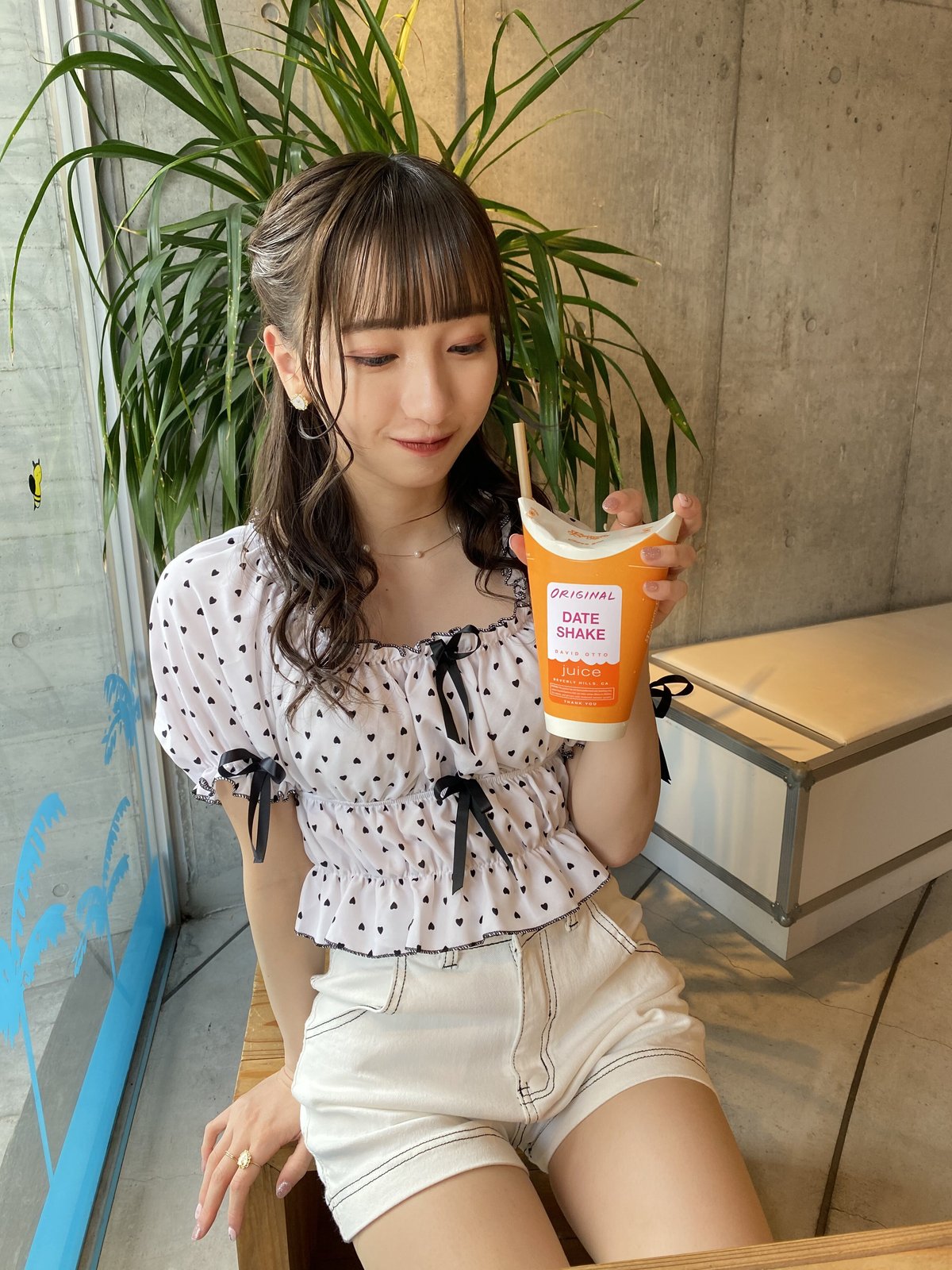 titty&Co.PETITオフィシャルサイト限定】ハートリボンブラウス