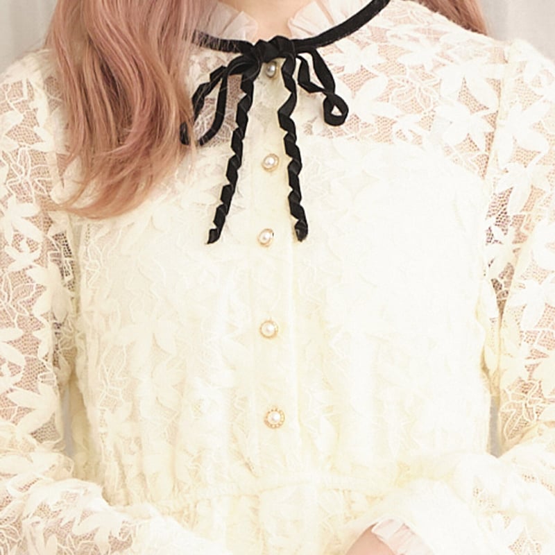 総レースリボンワンピース | titty&Co. PETIT