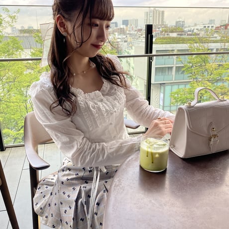 【titty&Co.PETITオフィシャルサイト限定】リボンチェックスカパン×ブラウスセット