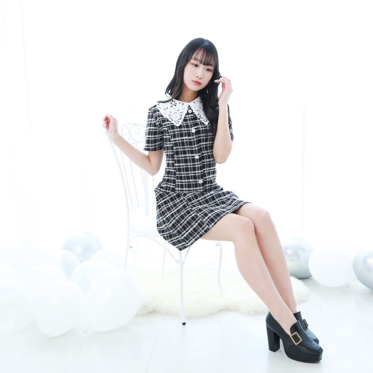 【まるれ】TO BE CHIC ツイード ワンピース カラーファンシーツイード ワンピース(ワンピース)｜TO BE CHIC