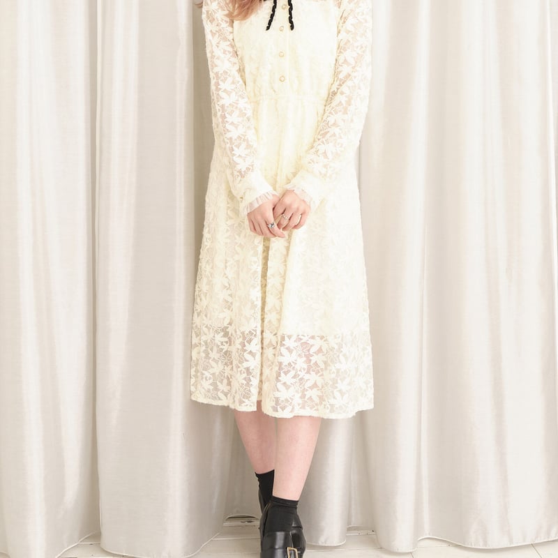 総レースリボンワンピース | titty&Co. PETIT