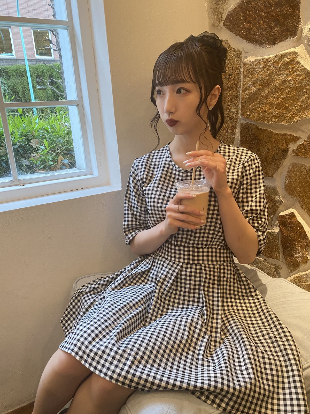 titty&Co.PETITオフィシャルサイト限定】バックオープンチェック titty&Co.PETITオフィシャルサイト限定】バックオープンチェック