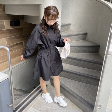 Aラインミニワンピース