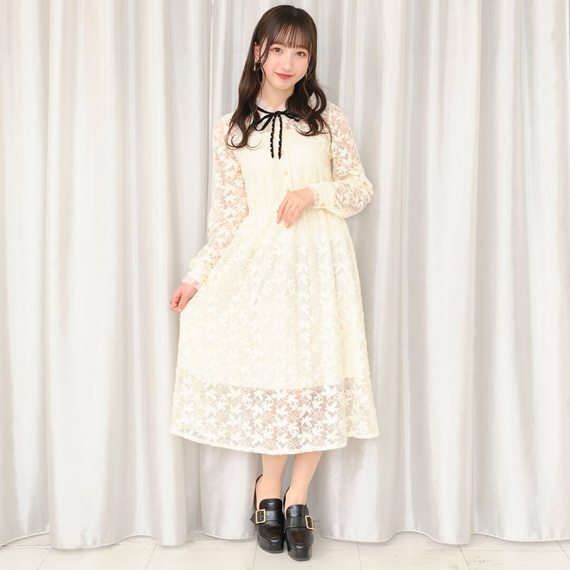 総レースリボンワンピース | titty&Co. PETIT
