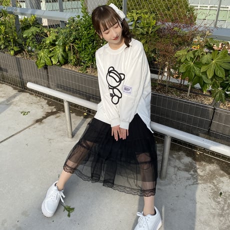 【titty&Co.PETITオフィシャルサイト限定】クマロンTee
