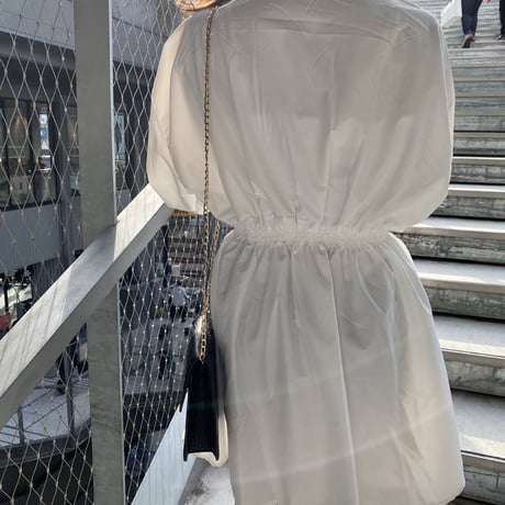 Aラインミニワンピース
