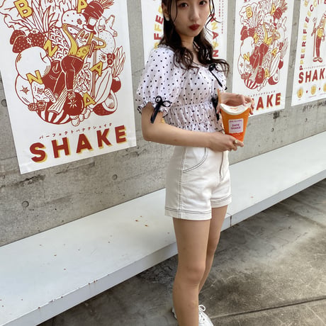 【titty&Co.PETITオフィシャルサイト限定】ハートリボンブラウス