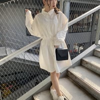 Aラインミニワンピース