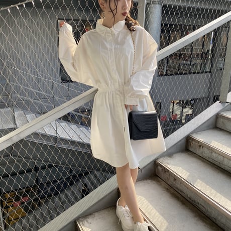 Aラインミニワンピース