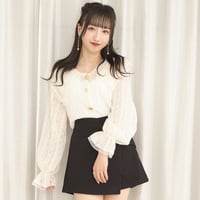ビックカラーレースブラウス