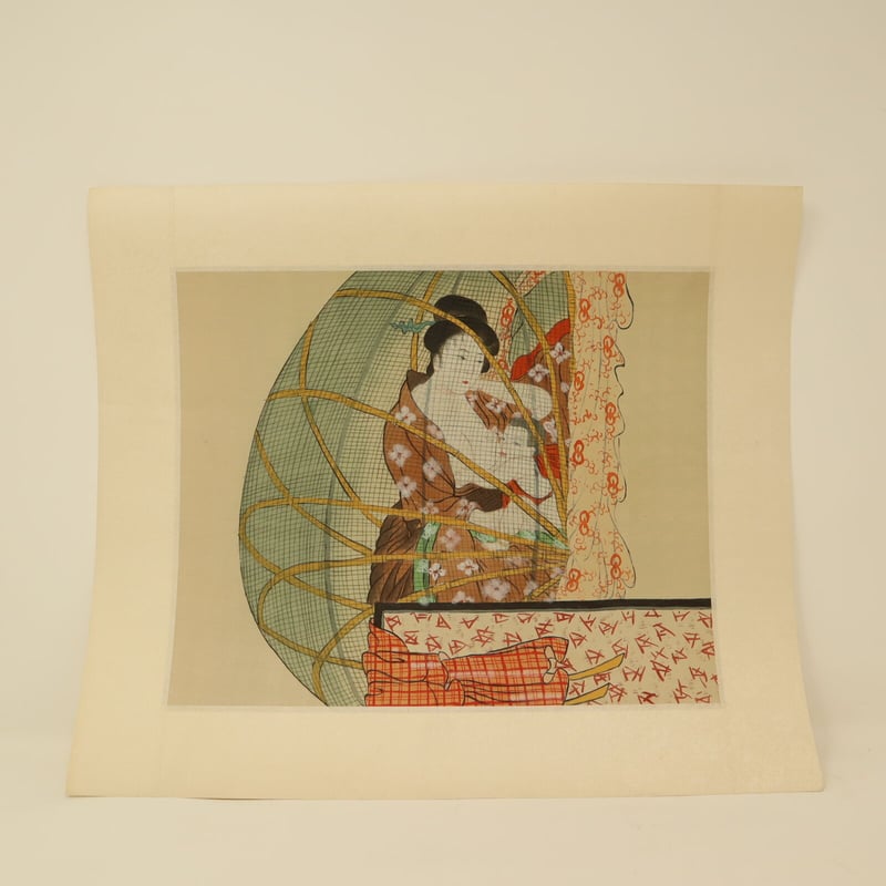 A016【木版画】浮世絵 日本画 美人画2枚 ③ | 新古美術 まる A016【木版画】浮世絵 日本画 美人画2枚 ③ | 新古美術 まる