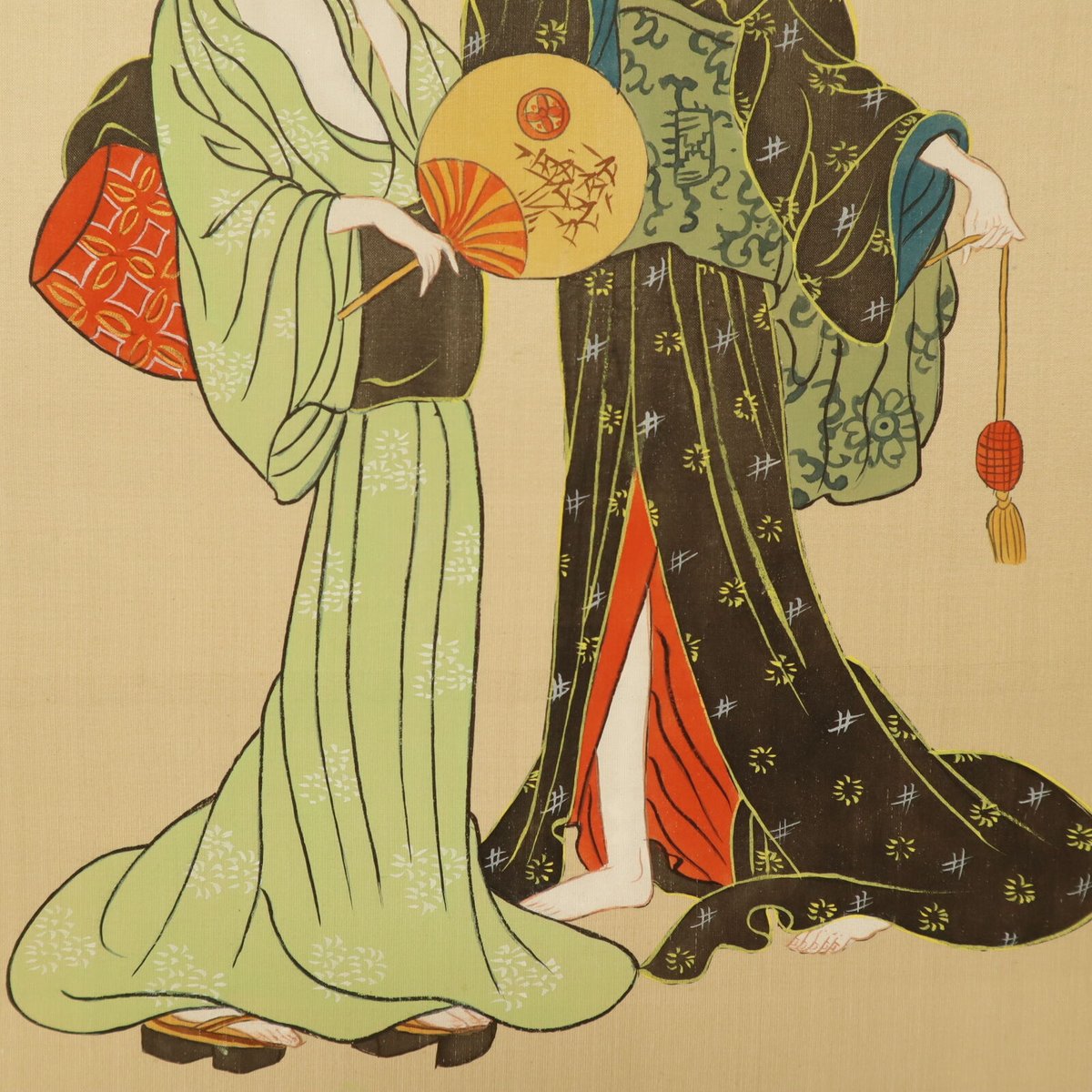 A014【木版画】浮世絵 日本画 美人画 2枚 ① | 新古美術 まる A014【木版画】浮世絵 日本画 美人画 2枚 ① | 新古美術 まる