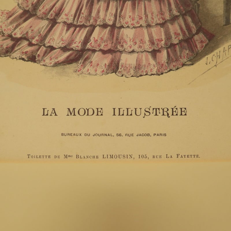 A010【版画複製版】フランスアンティーク 貴婦人 ファッション誌 A010【版画複製版】フランスアンティーク 貴婦人 ファッション誌