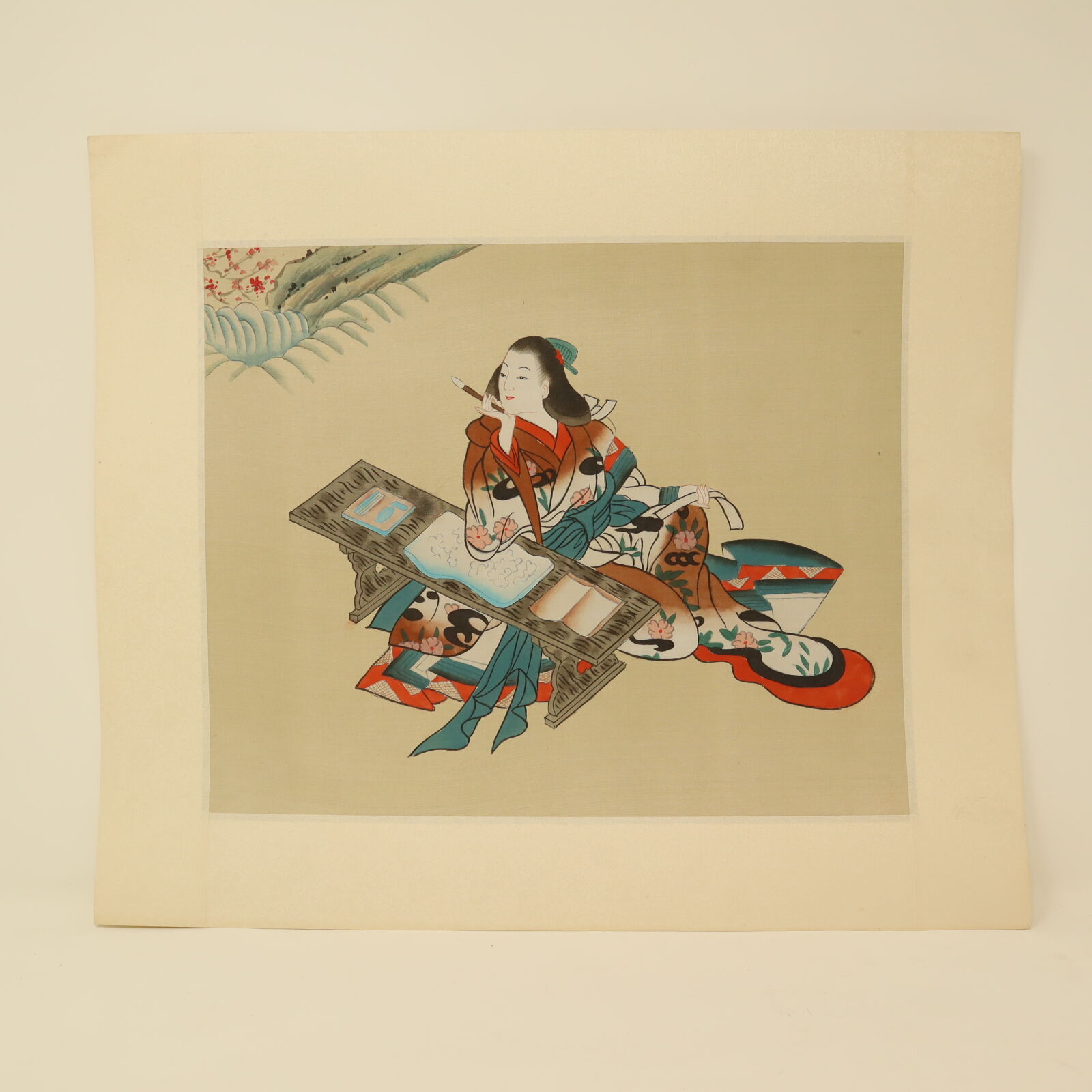 A017【木版画】浮世絵 日本画 美人画 2枚 ④ | 新古美術 まる