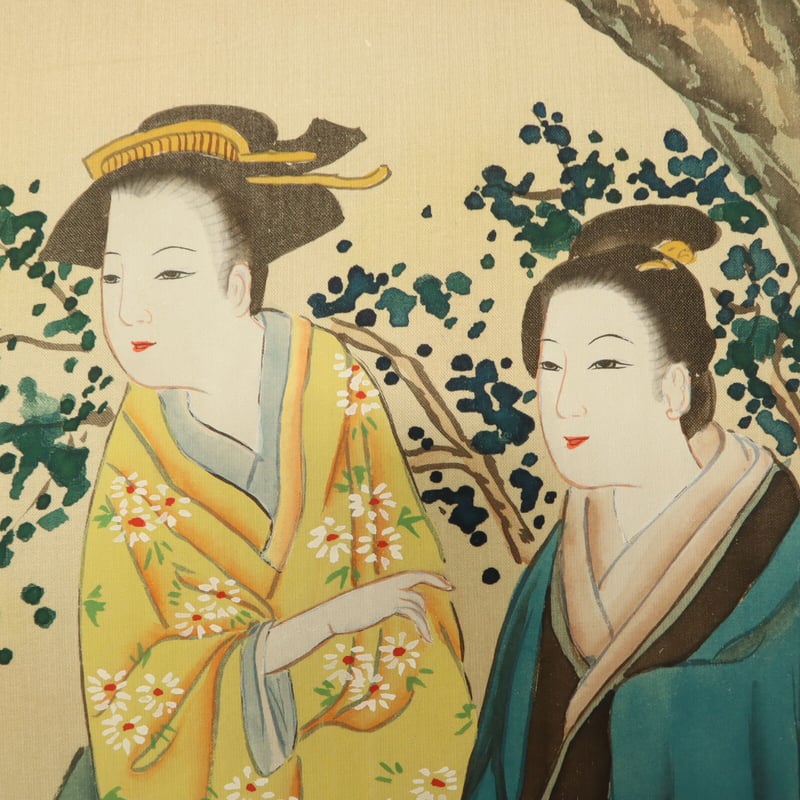 A017【木版画】浮世絵 日本画 美人画 2枚 ④ | 新古美術 まる