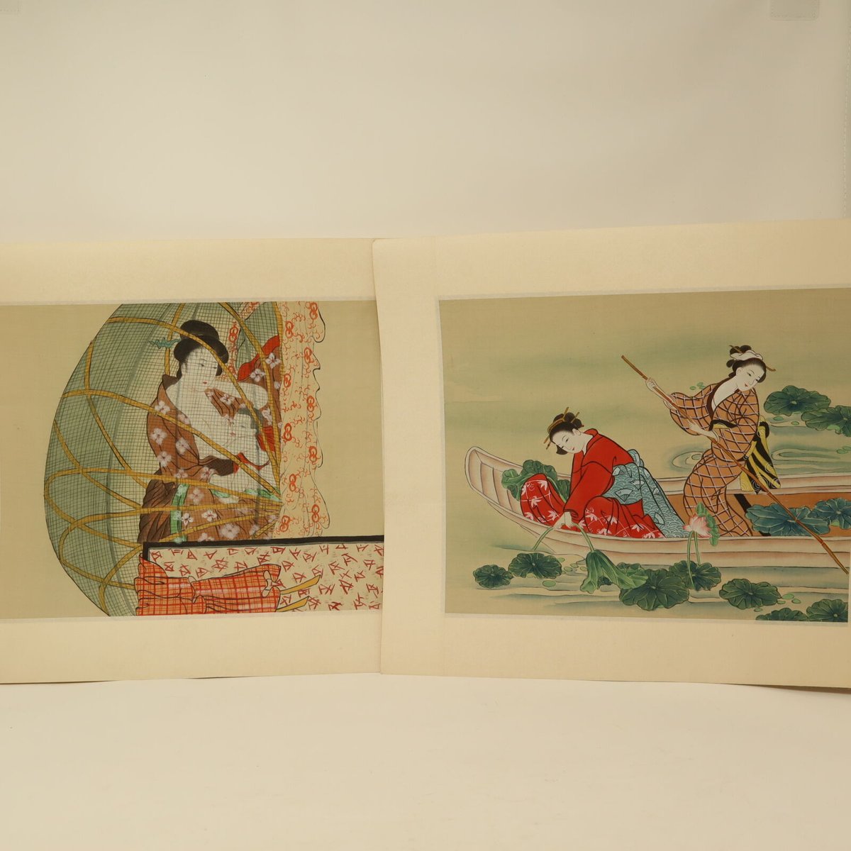 A016【木版画】浮世絵 日本画 美人画2枚 ③ | 新古美術 まる A016【木版画】浮世絵 日本画 美人画2枚 ③ | 新古美術 まる