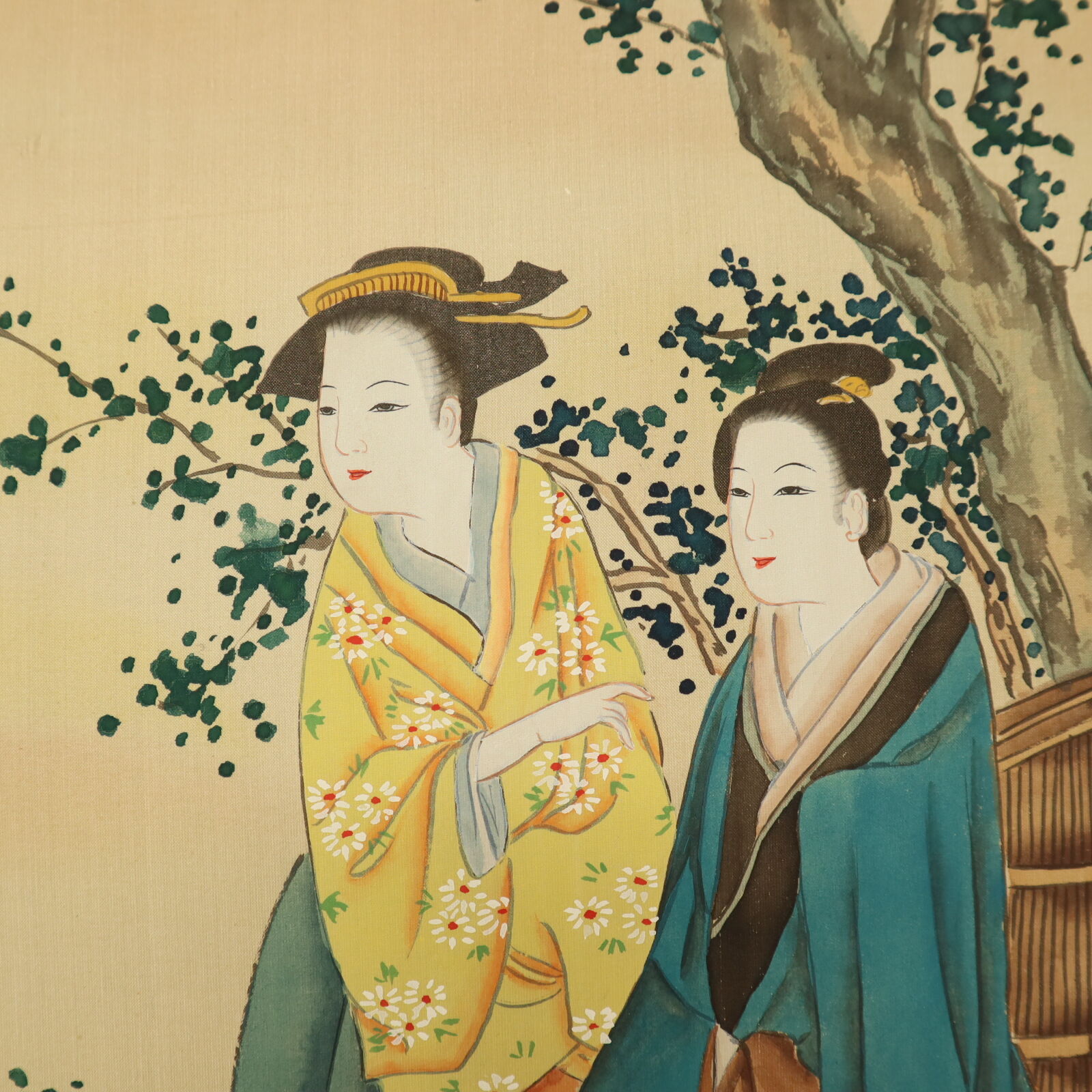 A017【木版画】浮世絵 日本画 美人画 2枚 ④ | 新古美術 まる