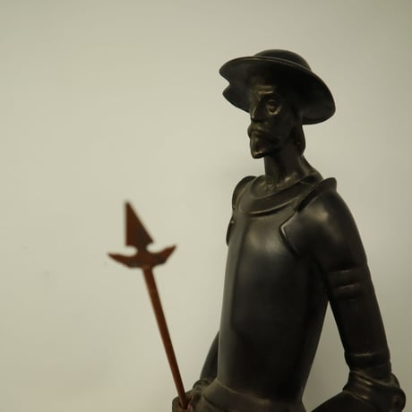 A003【彫刻】スペイン製 ドン・キホーテ  ブロンズ像