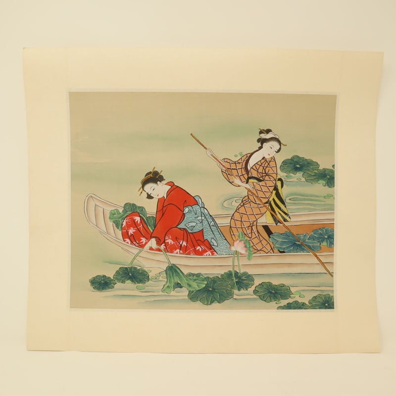 A016【木版画】浮世絵 日本画 美人画2枚 ③ | 新古美術 まる A016【木版画】浮世絵 日本画 美人画2枚 ③ | 新古美術 まる