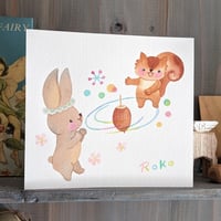 小さな原画-どんぐりのこま