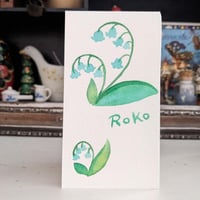 小さな原画-小さなスズランB