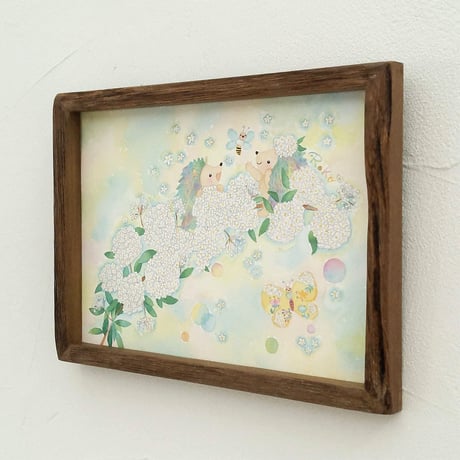 A4額装原画「待ち合わせはコデマリで」1点もの