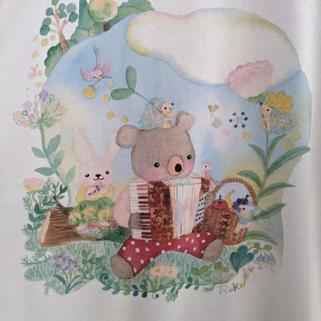 おとなとこどもTシャツ-奏でるピクニック　即納品と受注生産