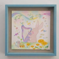 額装原画　30角「音色に誘われて」  1点もの