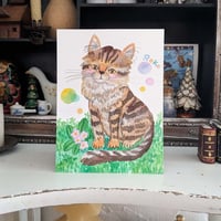 小さな原画-穏やかな午後