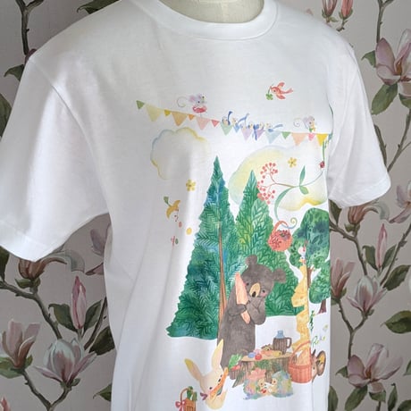 おとなとこどもTシャツ- picnic　受注生産