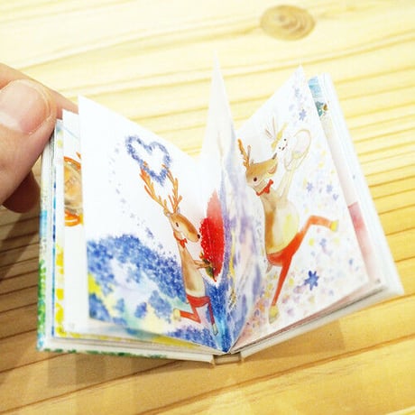※在庫限り　手のひらサイズの豆絵本♪工作キット「ありがとうむら」