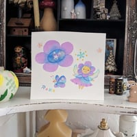 小さな原画-花の天使ちゃん