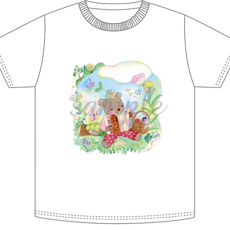 おとなとこどもTシャツ-奏でるピクニック　即納品と受注生産