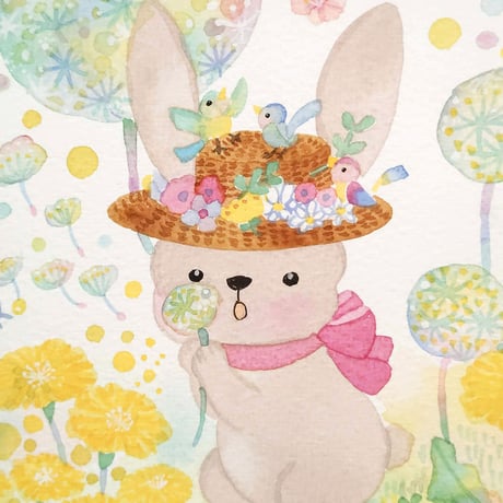 額装原画　20角「ふぅー」  1点もの