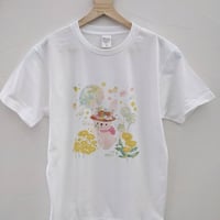 おとなとこどもTシャツ-ふぅーっと　即納品と受注生産