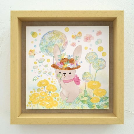 額装原画　20角「ふぅー」  1点もの