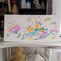 小さな原画-星のダンス
