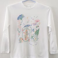 おとなとこども長Tシャツ-小さな世界のハートの女王　即納品と受注生産