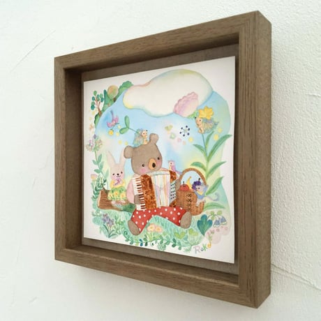 額装原画　20角「奏でるピクニック」  1点もの