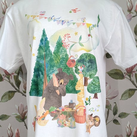 おとなとこどもTシャツ- picnic　受注生産