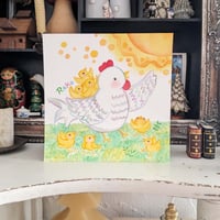 小さな原画-おはよう