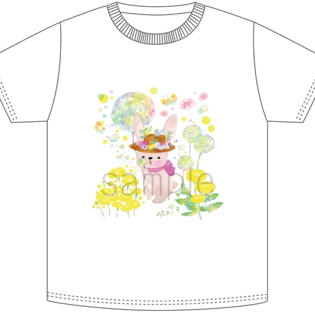 おとなとこどもTシャツ-ふぅーっと　即納品と受注生産