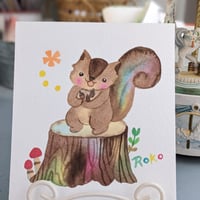 小さな原画-ぼくのドングリ
