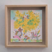 額装原画　30角「ミモザ行進曲」  1点もの