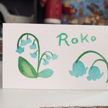小さな原画-小さなスズランA