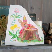 小さな原画-小さなお茶会の準備
